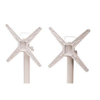 Stolik Cross Comfort Duo biały blat HPL