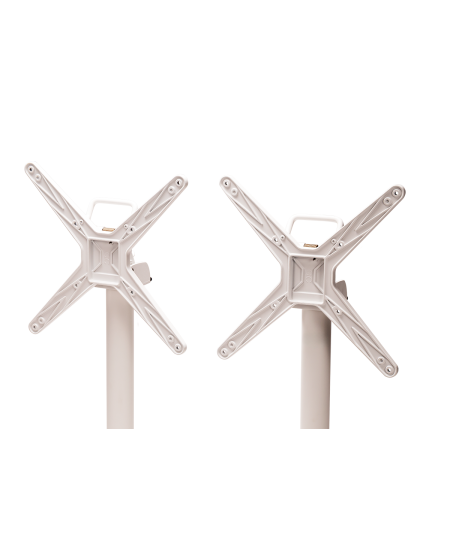 Stolik Cross Comfort Duo biały blat HPL