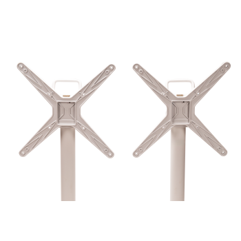 Stolik Cross Comfort Duo biały blat HPL