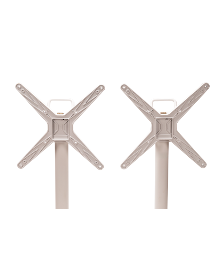 Stolik Cross Comfort Duo biały blat HPL