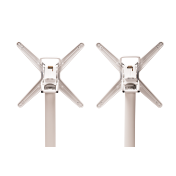 Stolik Cross Comfort Duo biały blat HPL