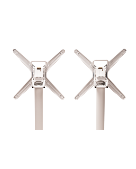 Stolik Cross Comfort Duo biały blat HPL