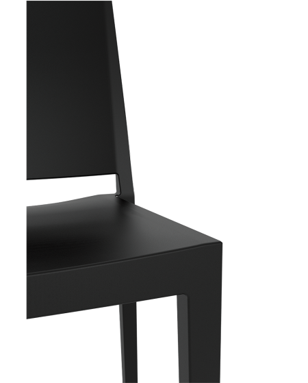 Krzesło Gomera Full czarne