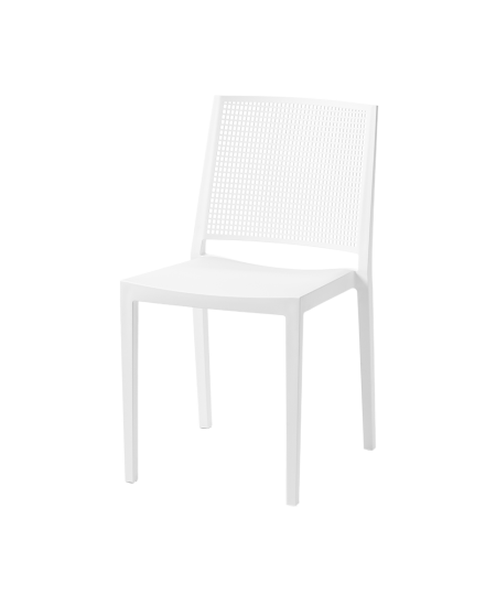 Krzesło Gomera Net białe