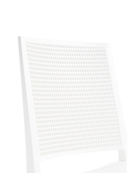 Krzesło Gomera Net białe