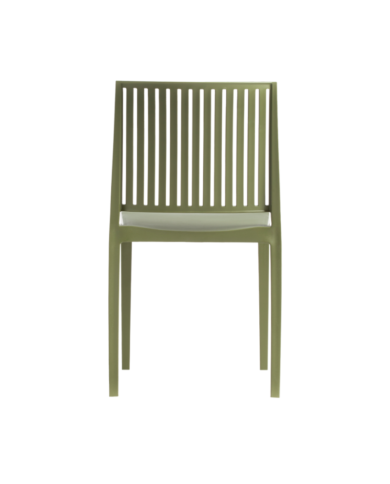 Stolička Gomera Stripes, olio verde