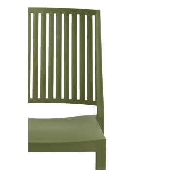 Krzesło Gomera Stripes olio verde