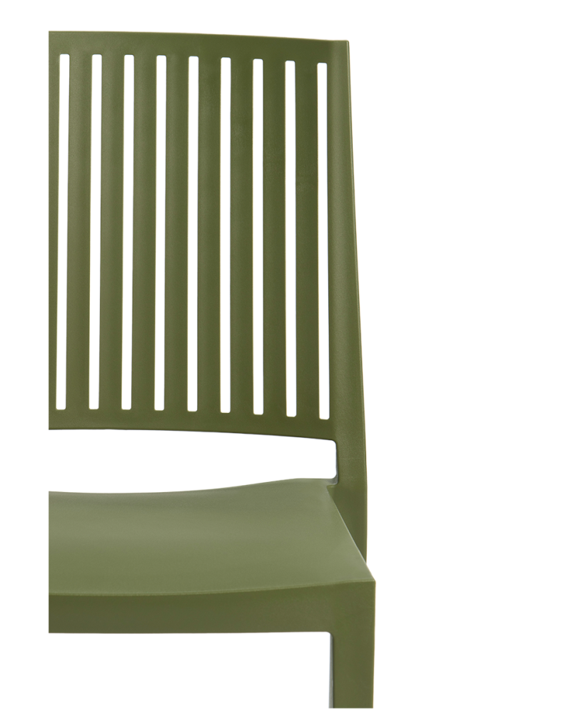 Stolička Gomera Stripes, olio verde