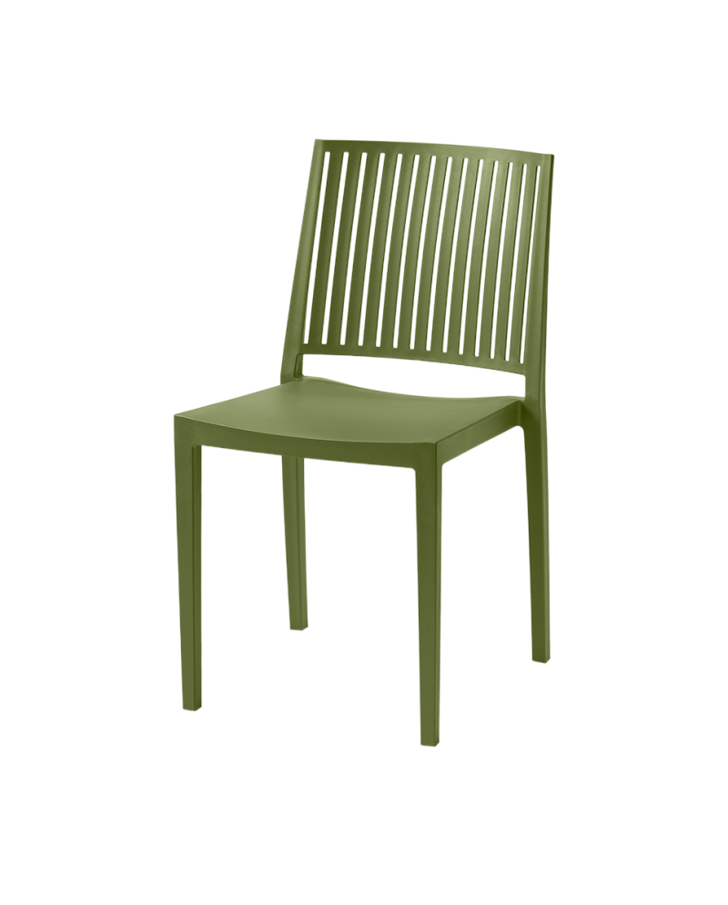 Krzesło Gomera Stripes olio verde
