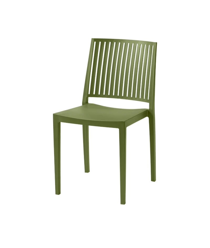Stolička Gomera Stripes, olio verde