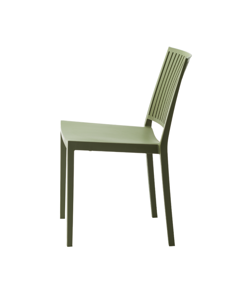 Stolička Gomera Stripes, olio verde