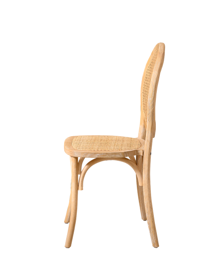 Krzesło Palace naturalne pobielane