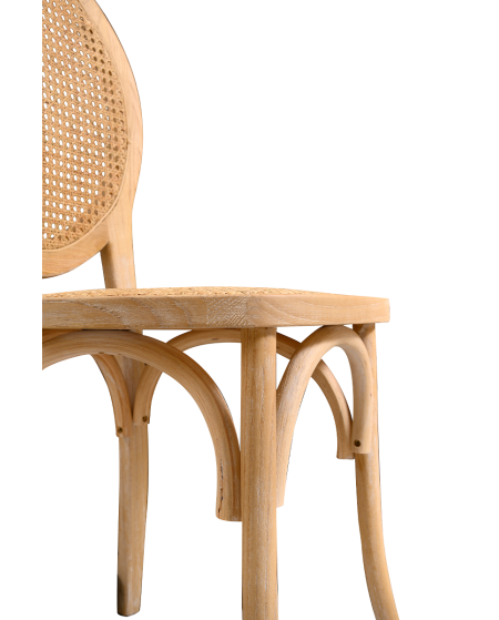 Krzesło Palace naturalne pobielane
