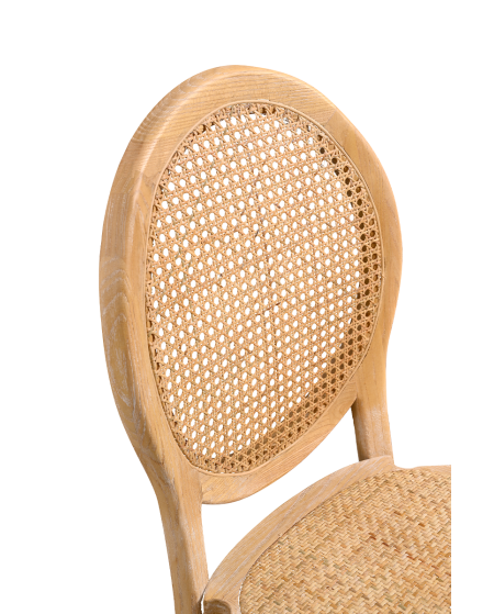 Krzesło Palace naturalne pobielane