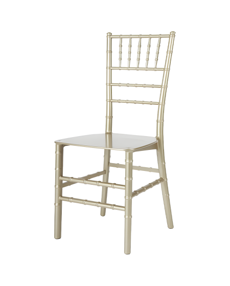 Krzesło Chiavari Tiffany szampańskie