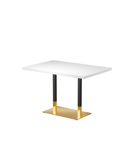 Stolik Omega Duo blat drewniano-fornirowany