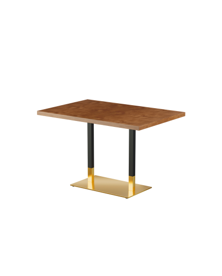 Stolik Omega Duo blat drewniano-fornirowany
