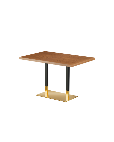 Stolik Omega Duo blat drewniano-fornirowany