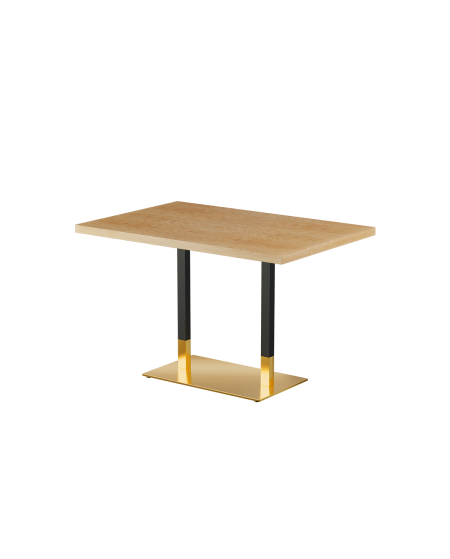Stolik Omega Duo blat drewniano-fornirowany