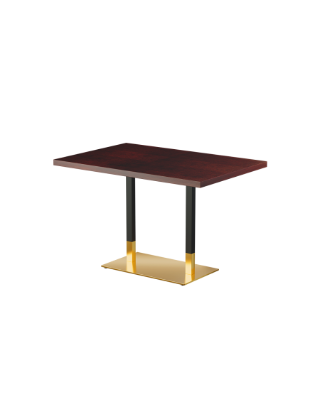 Stolik Omega Duo blat drewniano-fornirowany