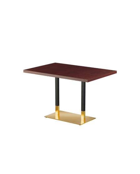 Stolik Omega Duo blat drewniano-fornirowany