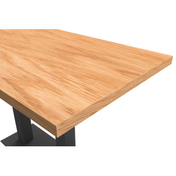 Stolik Alfa XL Duo blat drewniano-fornirowany