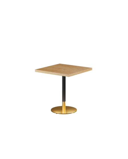 Stolik Omega R blat drewniano-fornirowany