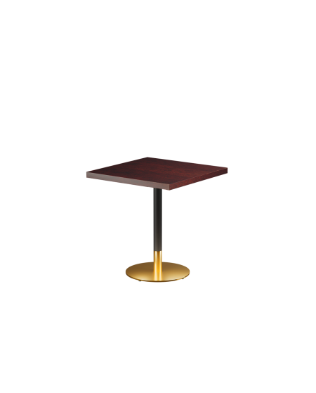 Stolik Omega R blat drewniano-fornirowany