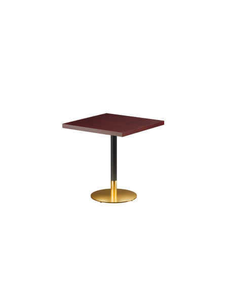 Stolik Omega R blat drewniano-fornirowany