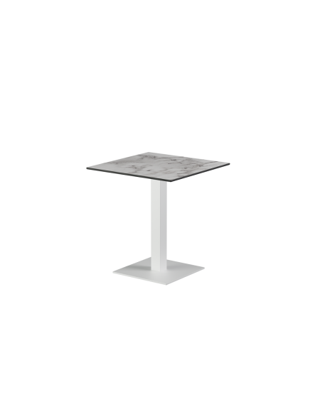 Stolik Alfa S biały blat HPL