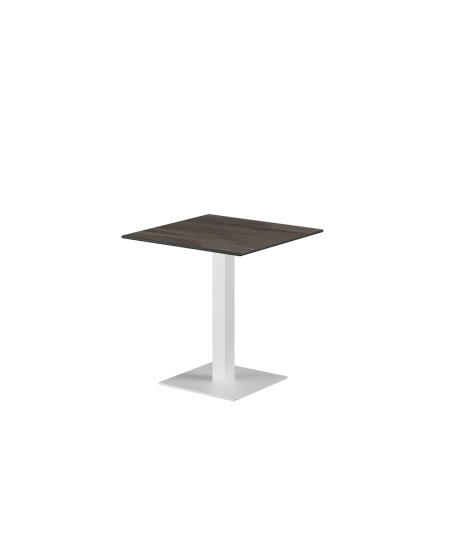 Stolik Alfa S biały blat HPL