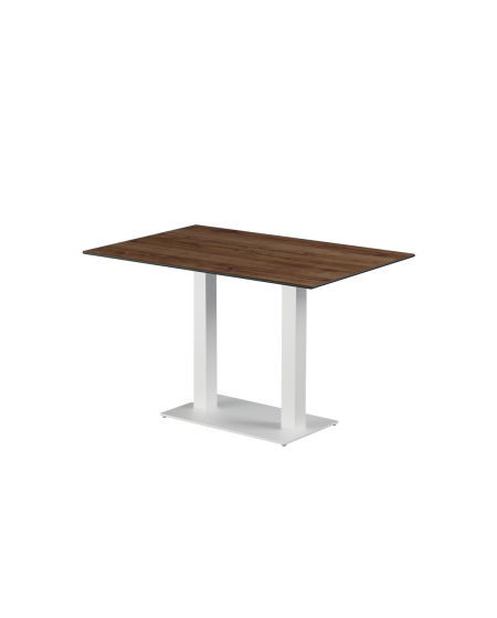 Stolik Alfa Duo biały blat HPL