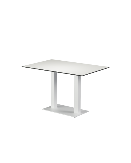 Stolik Alfa Duo biały blat HPL