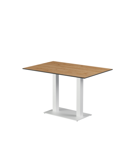 Stolik Alfa Duo biały blat HPL