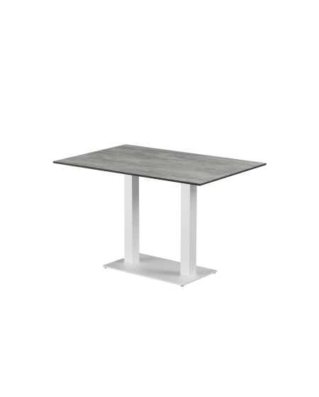 Stolik Alfa Duo biały blat HPL