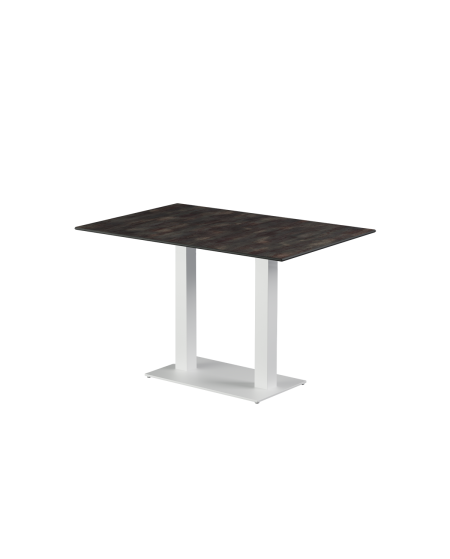 Stolik Alfa Duo biały blat HPL