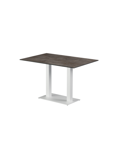 Stolik Alfa Duo biały blat HPL