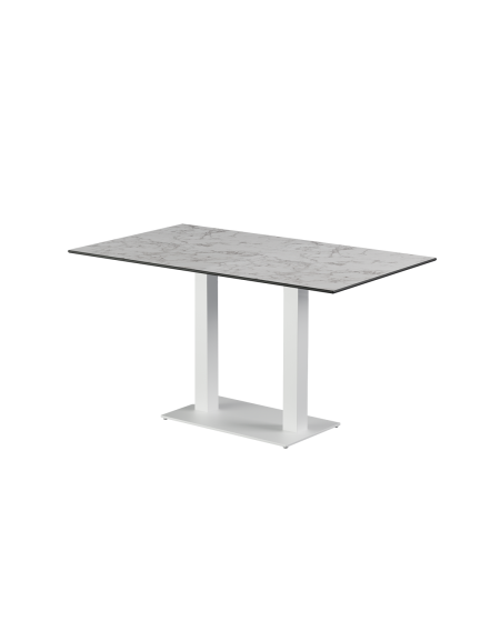 Stolik Alfa Duo biały blat HPL