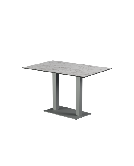 Stolik Alfa Duo szary blat HPL