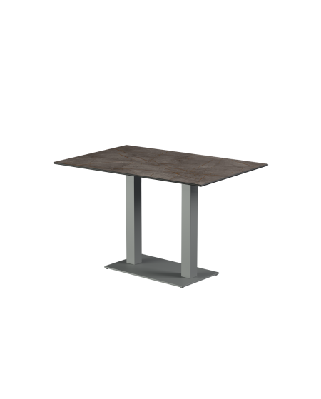 Stolik Alfa Duo szary blat HPL