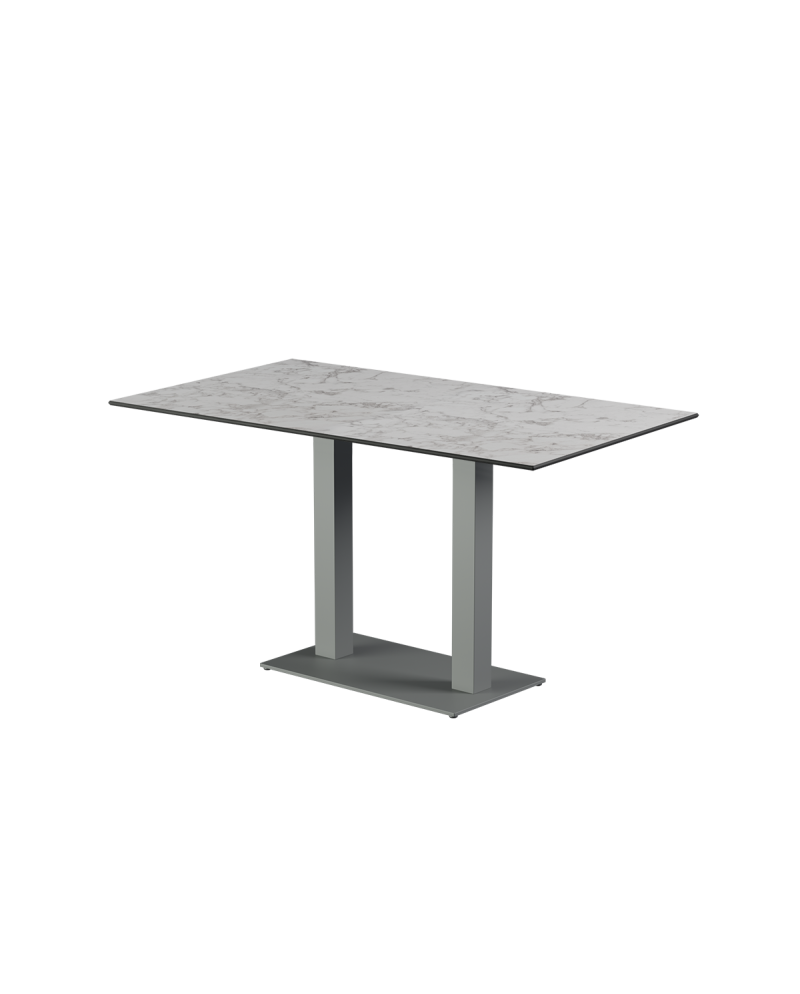 Stolik Alfa Duo szary blat HPL