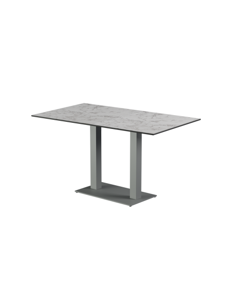 Stolik Alfa Duo szary blat HPL