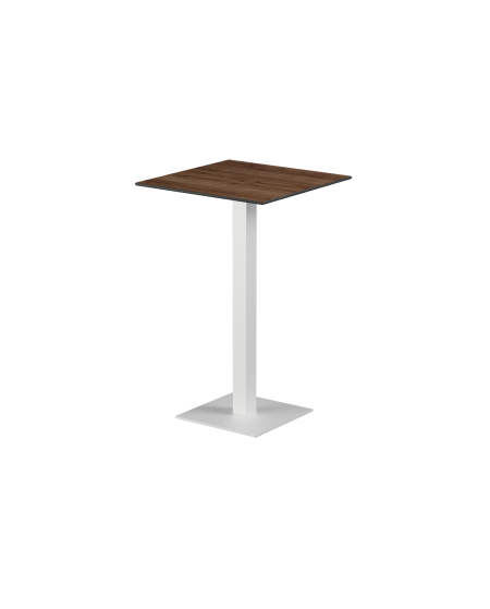 Stolik Alfa Bar biały blat HPL