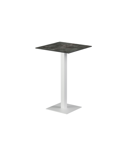 Stolik Alfa Bar biały blat HPL
