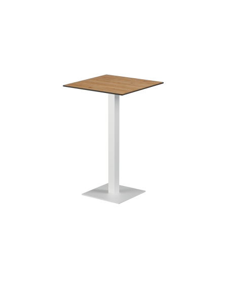 Stolik Alfa Bar biały blat HPL