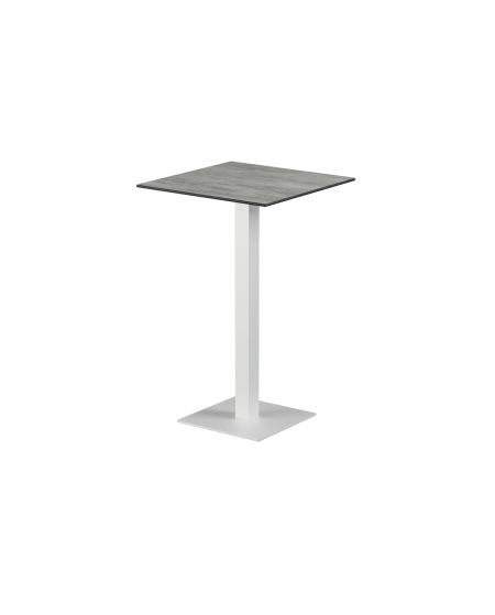 Stolik Alfa Bar biały blat HPL