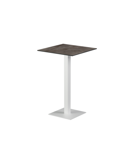 Stolik Alfa Bar biały blat HPL