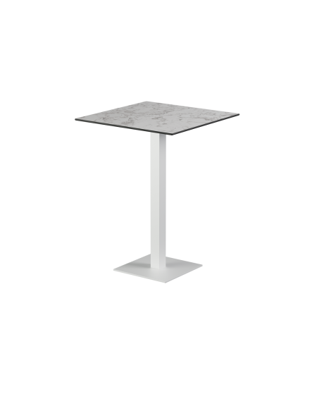 Stolik Alfa Bar biały blat HPL