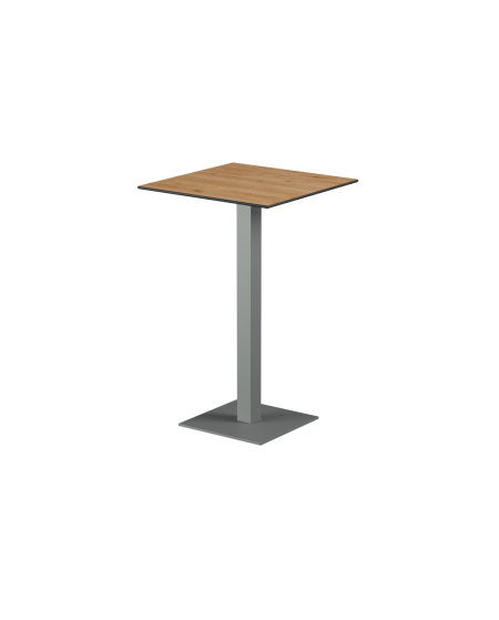Stolik Alfa Bar szary blat HPL