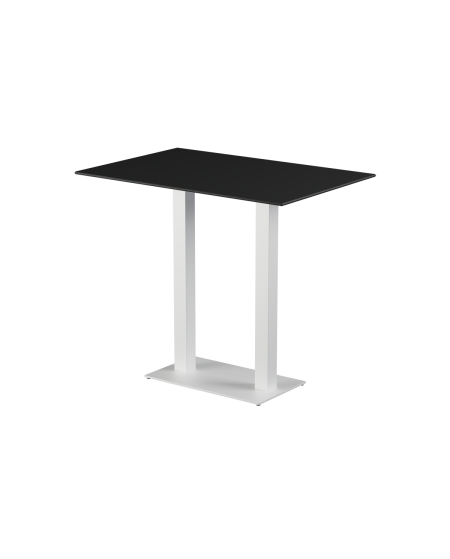Stolik Alfa Bar Duo biały blat HPL